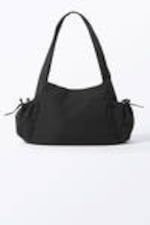 Black - Rectangular Shoulder Bag - 3
