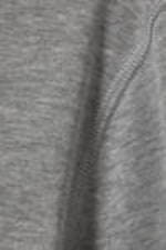 Grey Melange - Long-Sleeved Hooded Top - 4