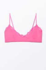 Bright Pink - Soft Pull-over Scoop Neck Bra - 0
