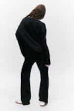 Black - Soft Oversized Long-Sleeved Top - 2