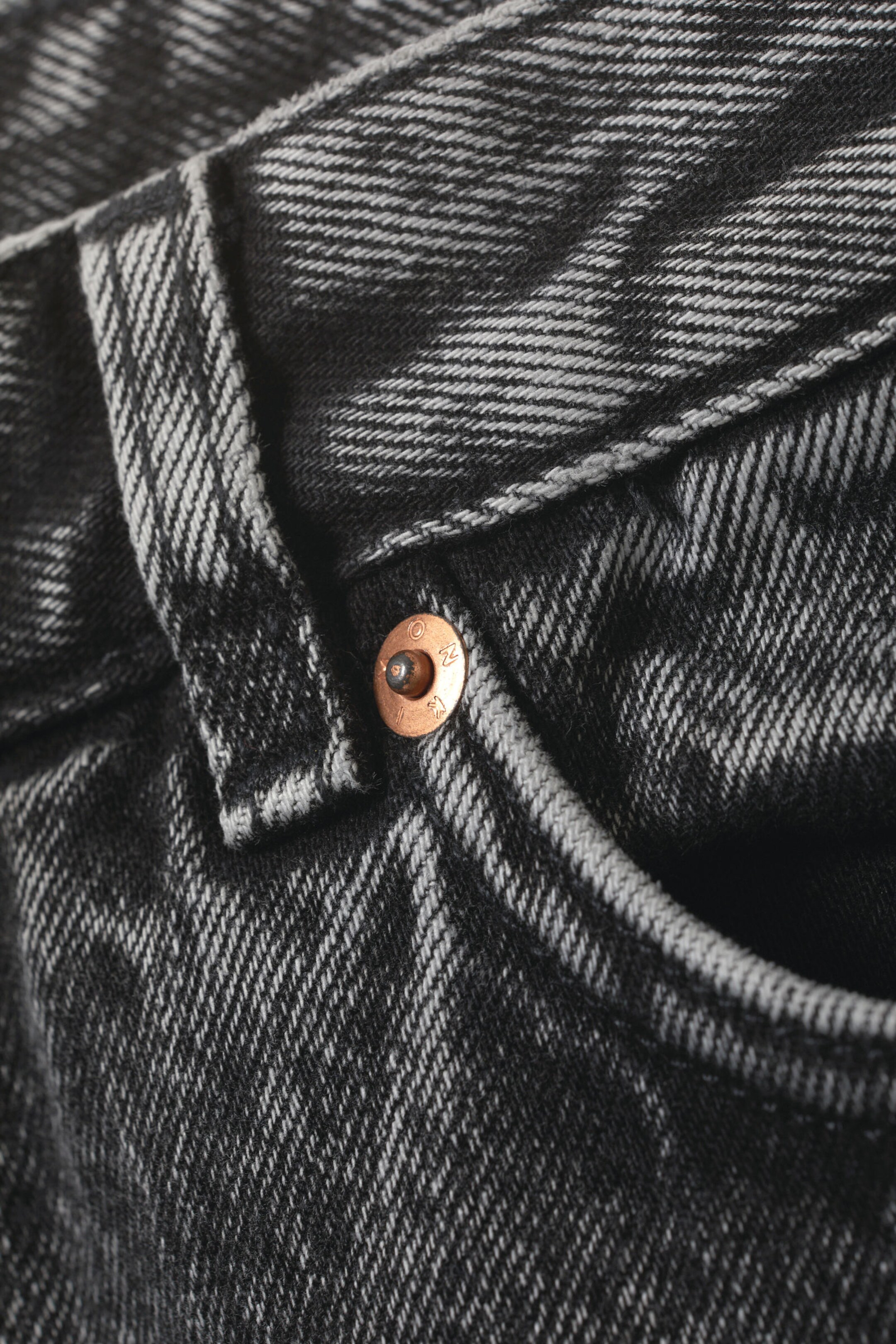 Washed Black - Aimo Mid Straight Jeans - 8