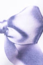 White - Purple Bow - Cropped t-shirt - 4