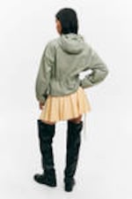 Dusty Khaki Green - Windbreaker Nylon Jacket - 4