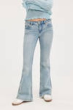 Space Blue - Katsumi Low Waist Flared Jeans - 1