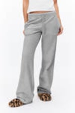 Grey Melange - Soft Terry Pyjama Bottoms - 1