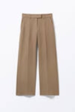 Dusty Mole - Low Waisted Pleated Suiting Trousers - 3