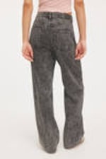 Washed Black - Naoki Low Loose Jeans - 4