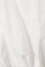 White - Balloon Hem Sleeveless Poplin Top - 4
