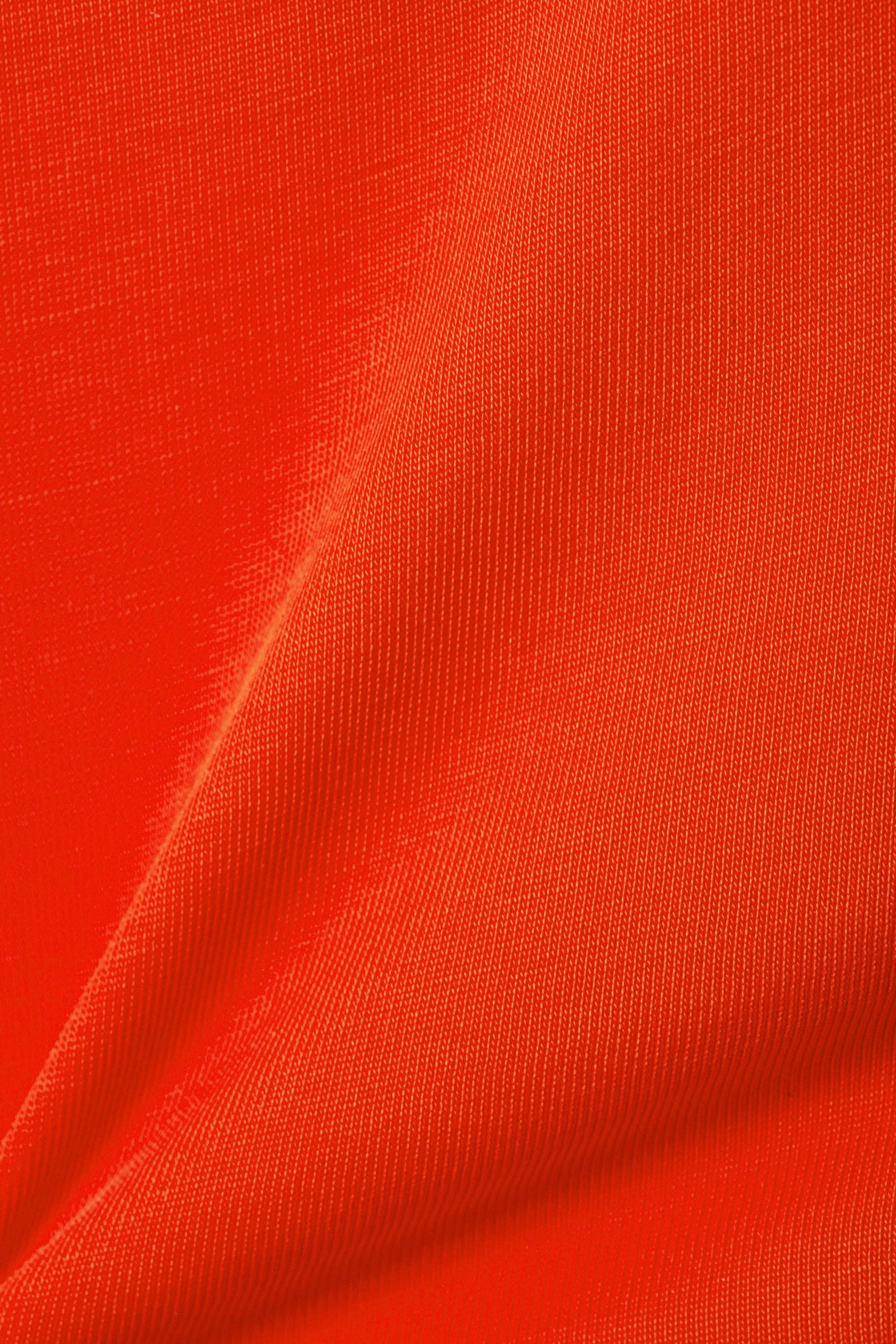 Bright Orange - Super soft sleeveless boatneck top - 4