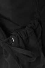 Black - Rectangular Shoulder Bag - 6
