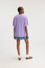 Washed Purple - Oversized Cotton T-shirt - 2
