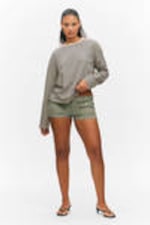 Striped Black - Boxy Sleeve T-Shirt - 1