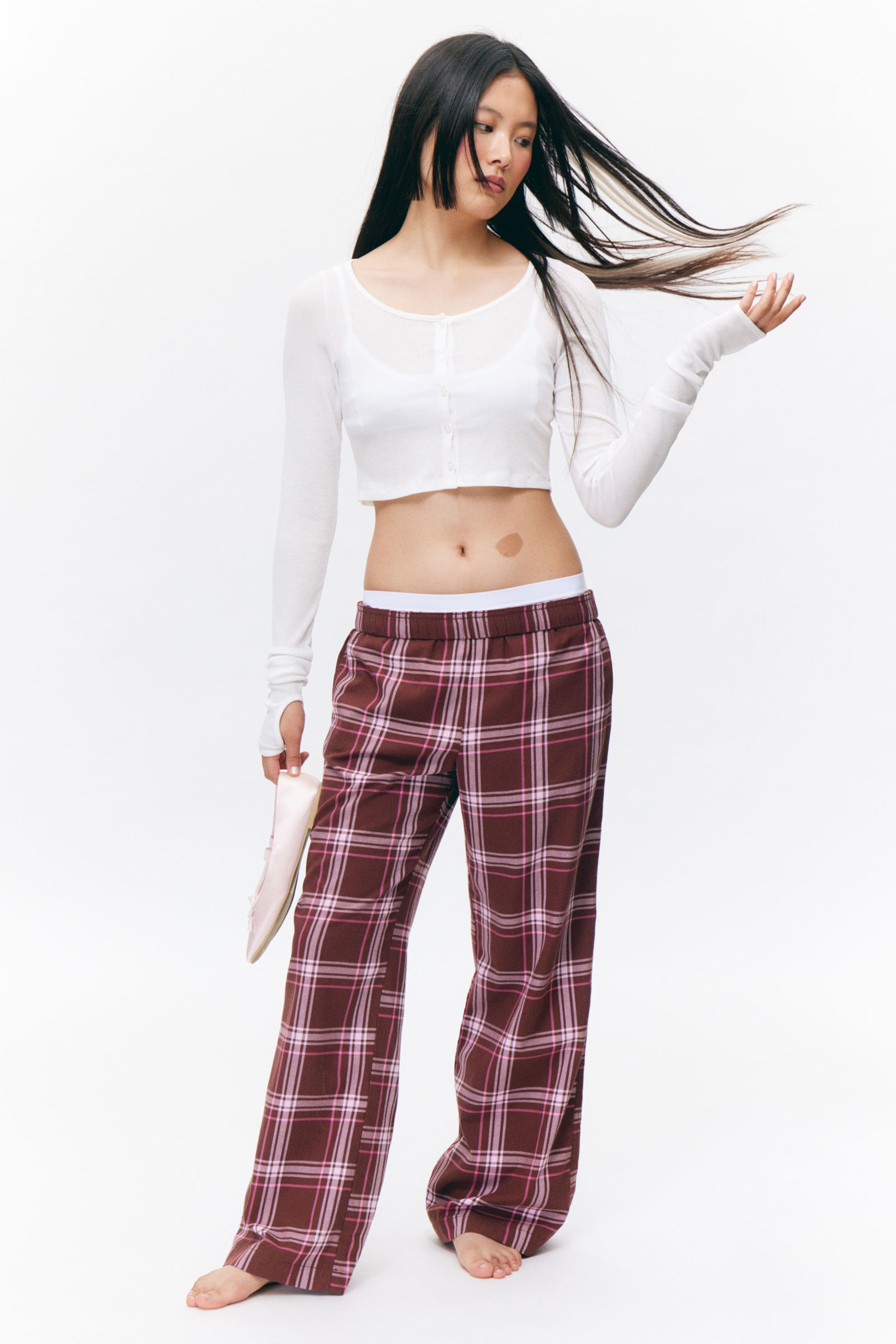#DBD5C3 - Sheer Ribbed Cardigan - 1