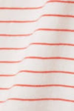Red & White Stripes - Slim Strappy Tank Top - 5