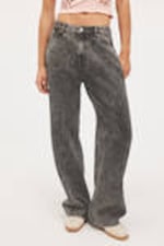 Washed Black - Naoki Low Loose Jeans - 2