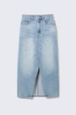 Fresh Blue - Light Blue - Midi denim skirt - 7