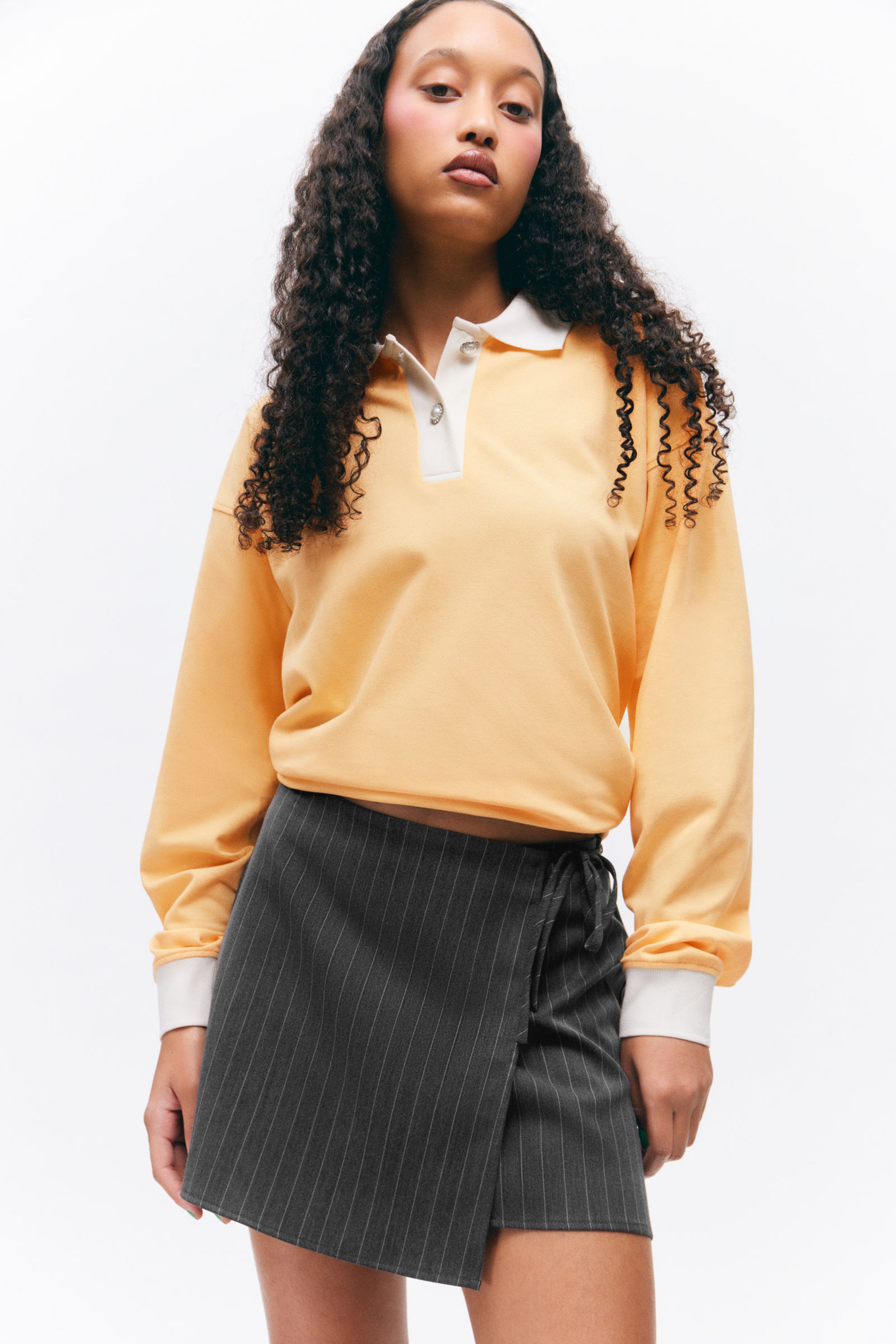 #505050 - Mini Wrap Skirt - 2