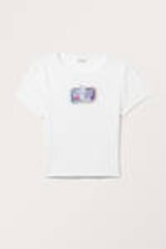 White - Sardines - Cropped t-shirt - 3