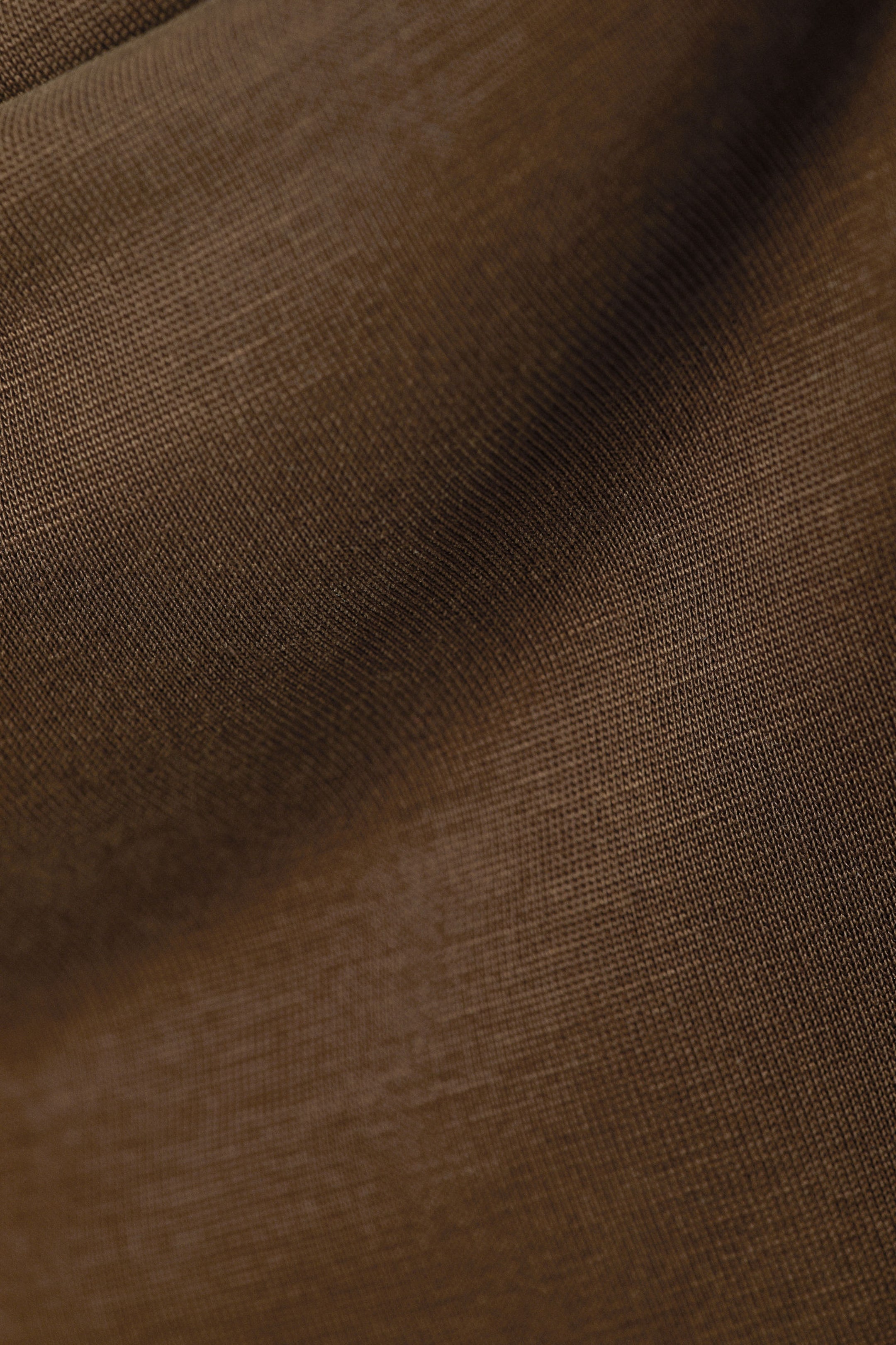 Dark Brown - Super soft sleeveless boatneck top - 4