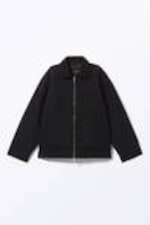 Black - Padded Cotton Canvas Jacket - 5
