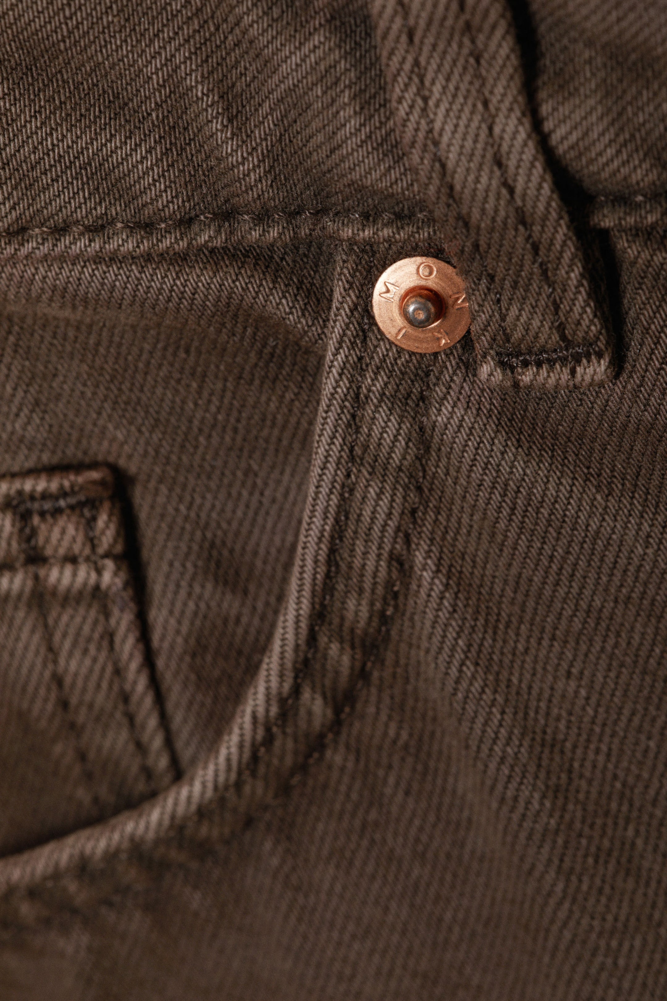 Faded Brown - Naoki Low Loose Jeans - 6