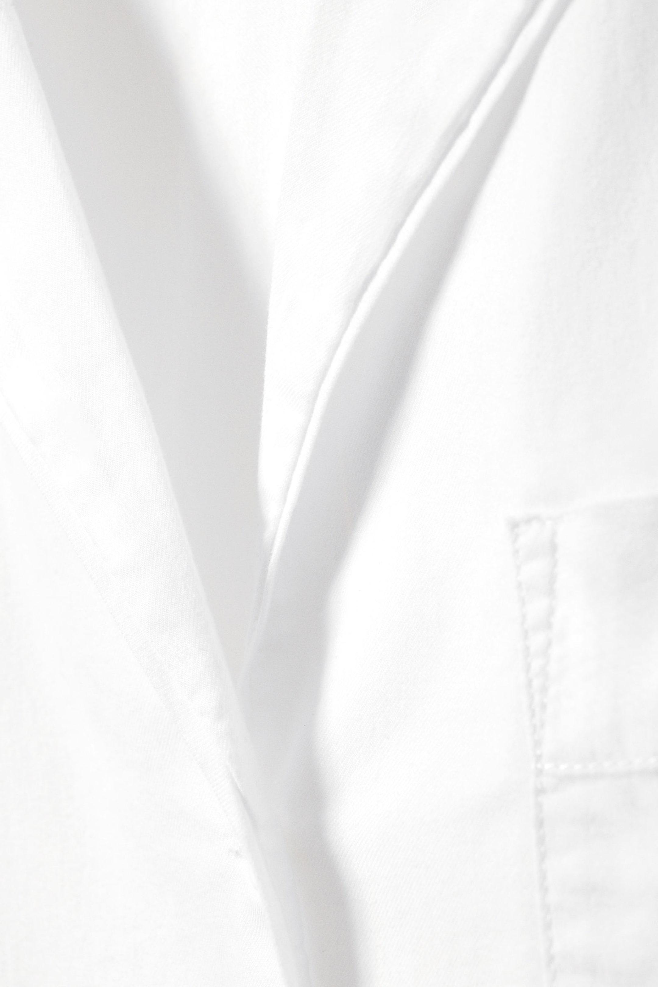 White - Soft Long-Sleeved Flannel Shirt - 4