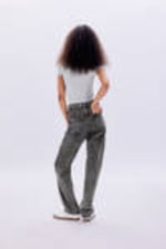 Washed Black - Aimo Mid Straight Jeans - 5
