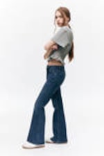Ocean Blue - Katsumi Low Waist Flared Jeans - 2