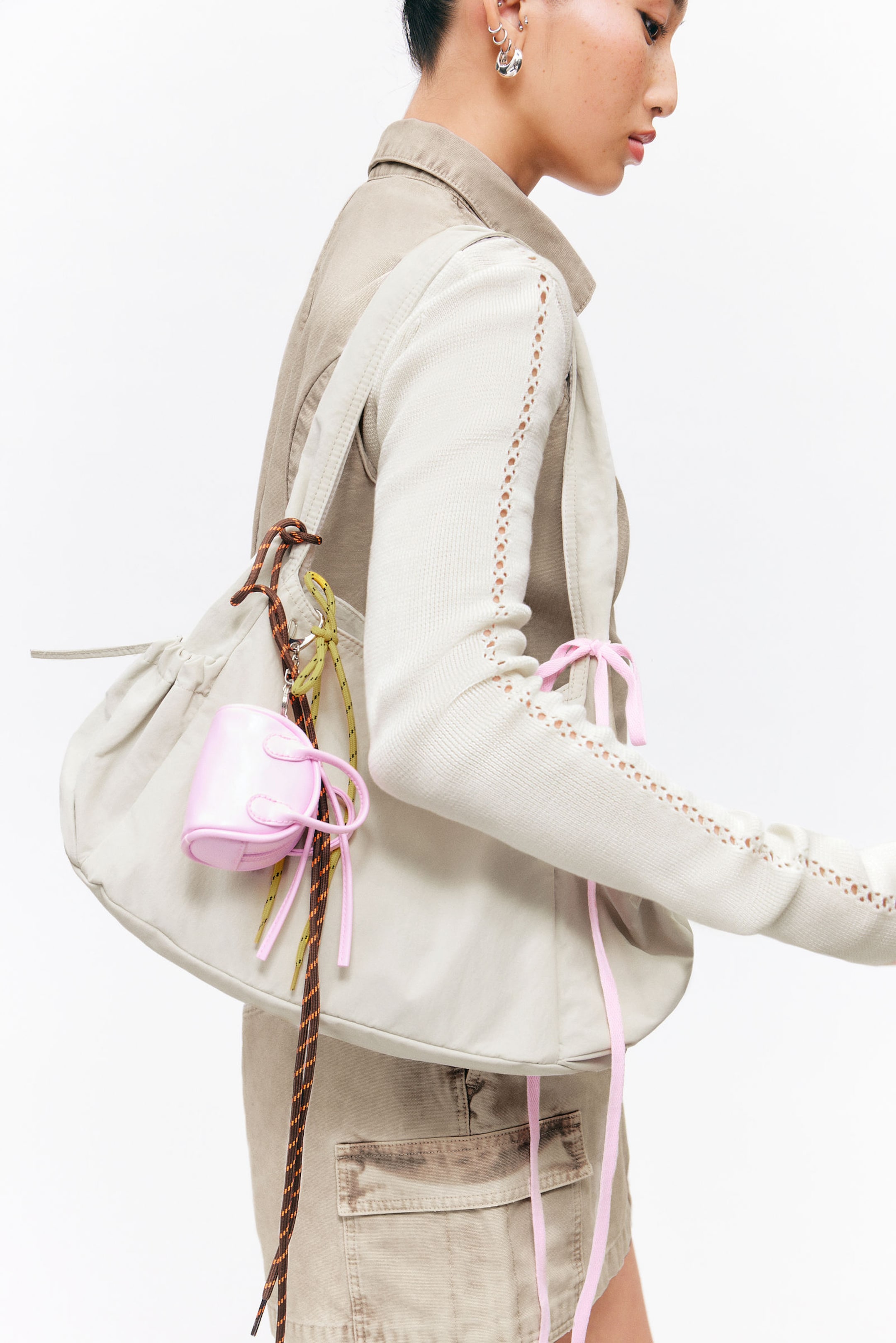 Light Dusty Mole - Rectangular Shoulder Bag - 2