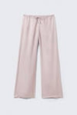 Light Pink - Low-Rise Relaxed Pull-on Trousers - 4