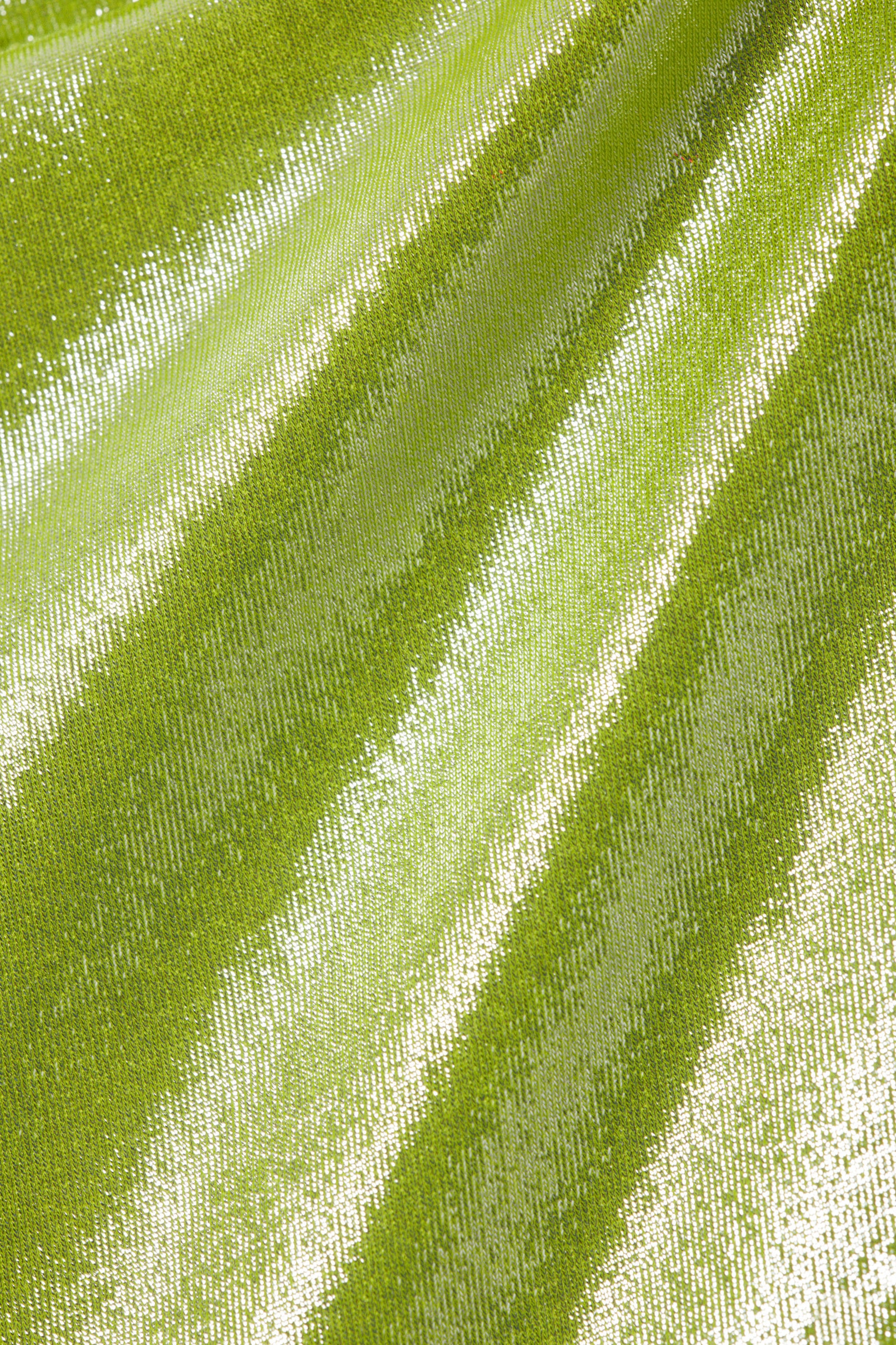 Shiny Green - Super soft sleeveless boatneck top - 6