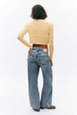 Beige - Fitted Long-Sleeved Knitted Cardigan - 2