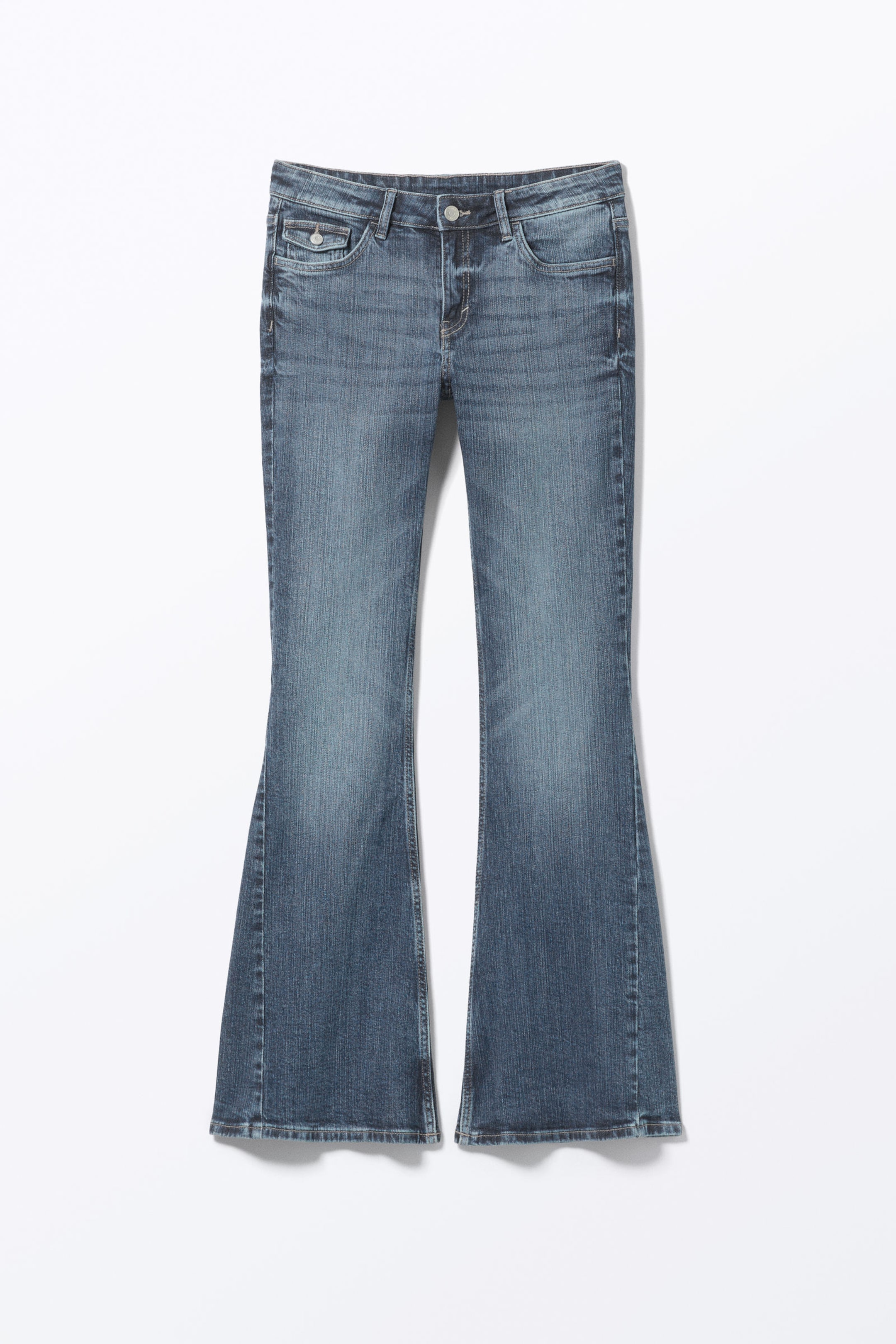 Sunset Blue - Cheri Low Waist Flared Jeans - 5