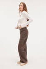 Faded Brown - Naoki Low Loose Jeans - 2