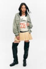 Dusty Khaki Green - Windbreaker Nylon Jacket - 2