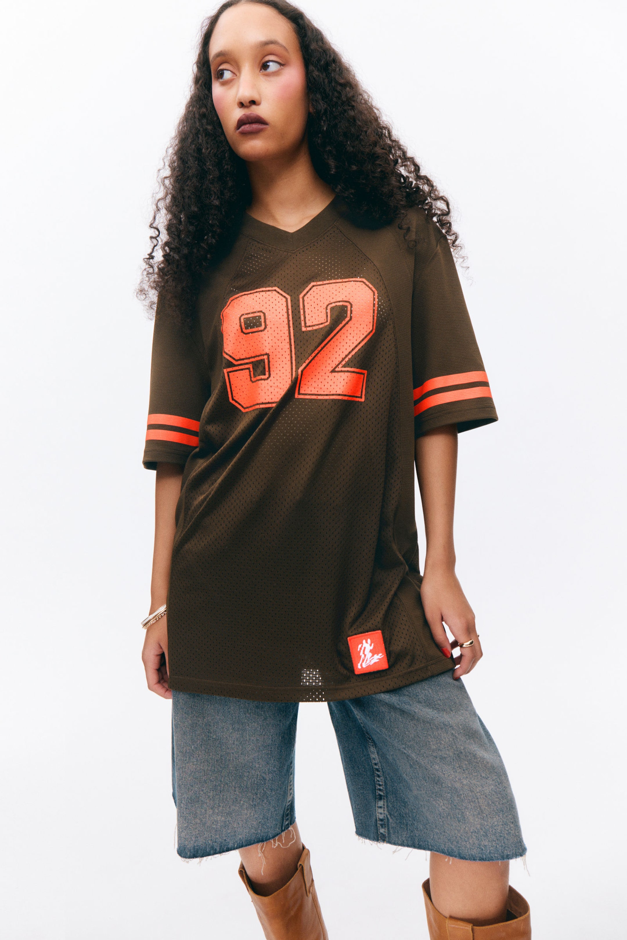 #443B33 - Sporty Mini T-shirt Dress - 1