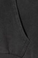 Black - Cropped Zip Hoodie - 4