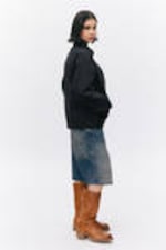 Black - Padded Cotton Canvas Jacket - 3