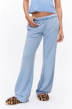 Dusty Blue - Soft Terry Pyjama Bottoms - 1
