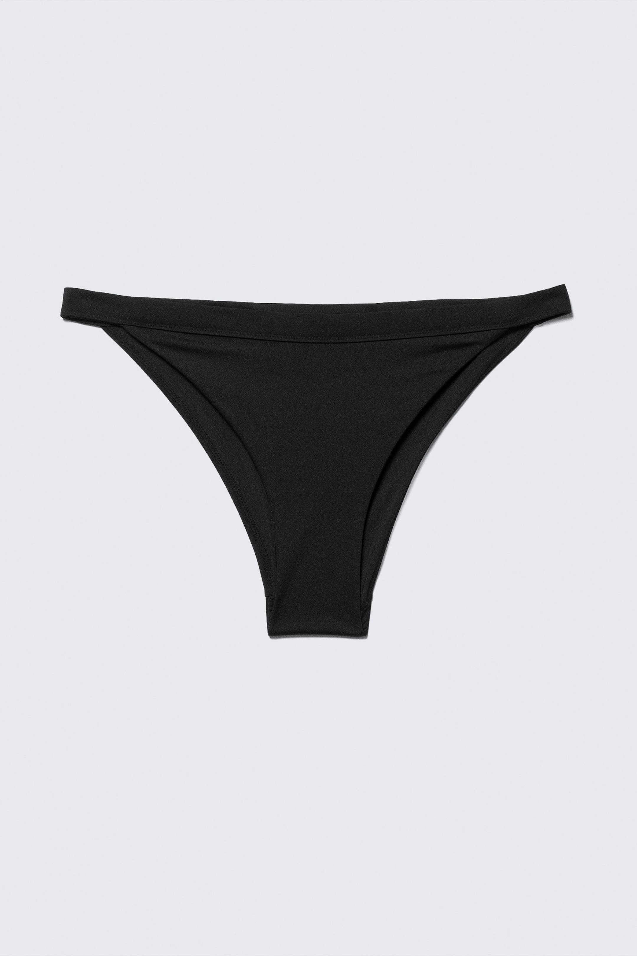 Black - Tanga Bikini Bottoms - 3