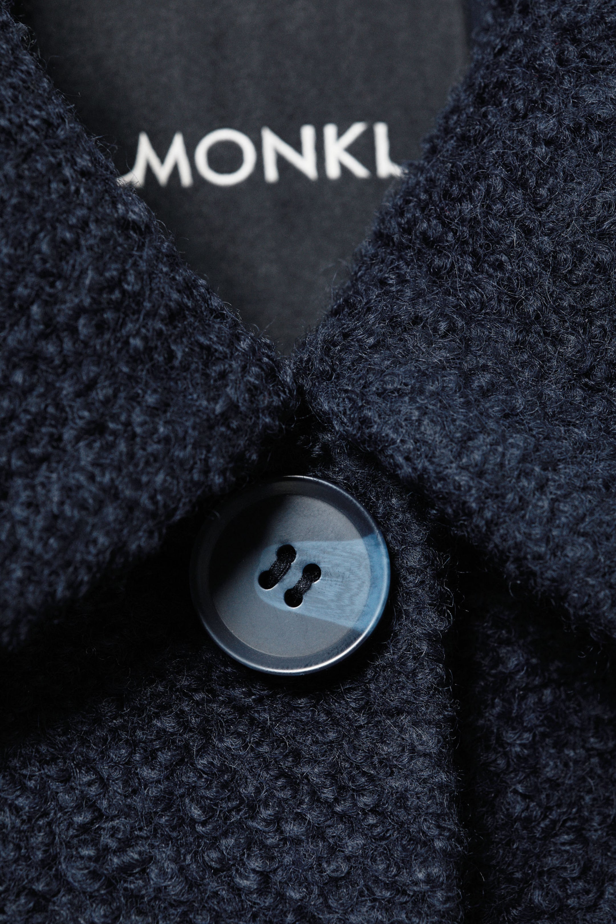 Navy Blue - Single-breasted Wool Blend Jacket - 6