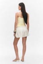 Light Yellow - Cosmic Blade - Slim Strappy Tank Top - 2
