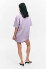 Lilac - Purple Dusk - Oversized Throw-on T-shirt - 3