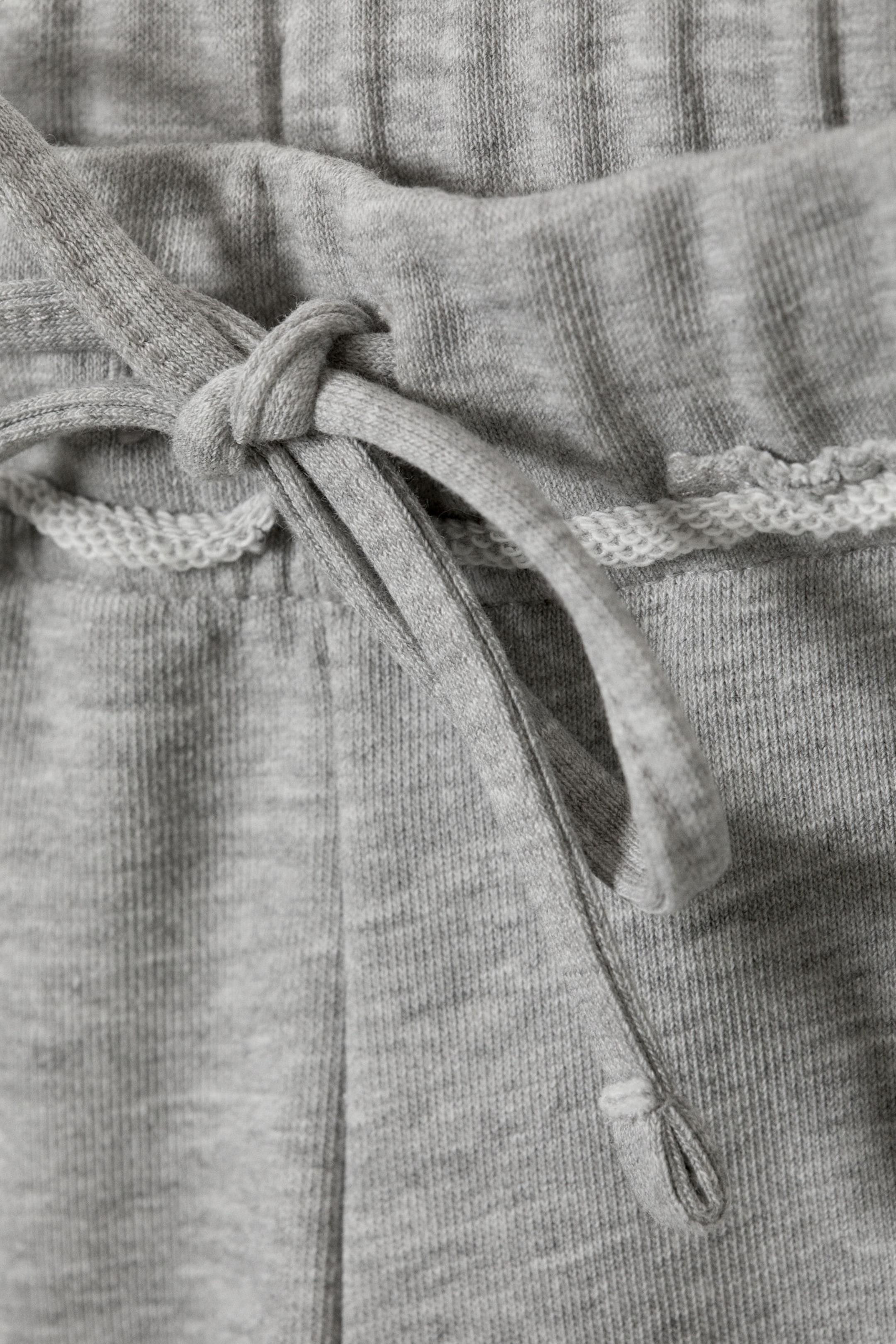 Grey Melange - Soft Terry Pyjama Bottoms - 4
