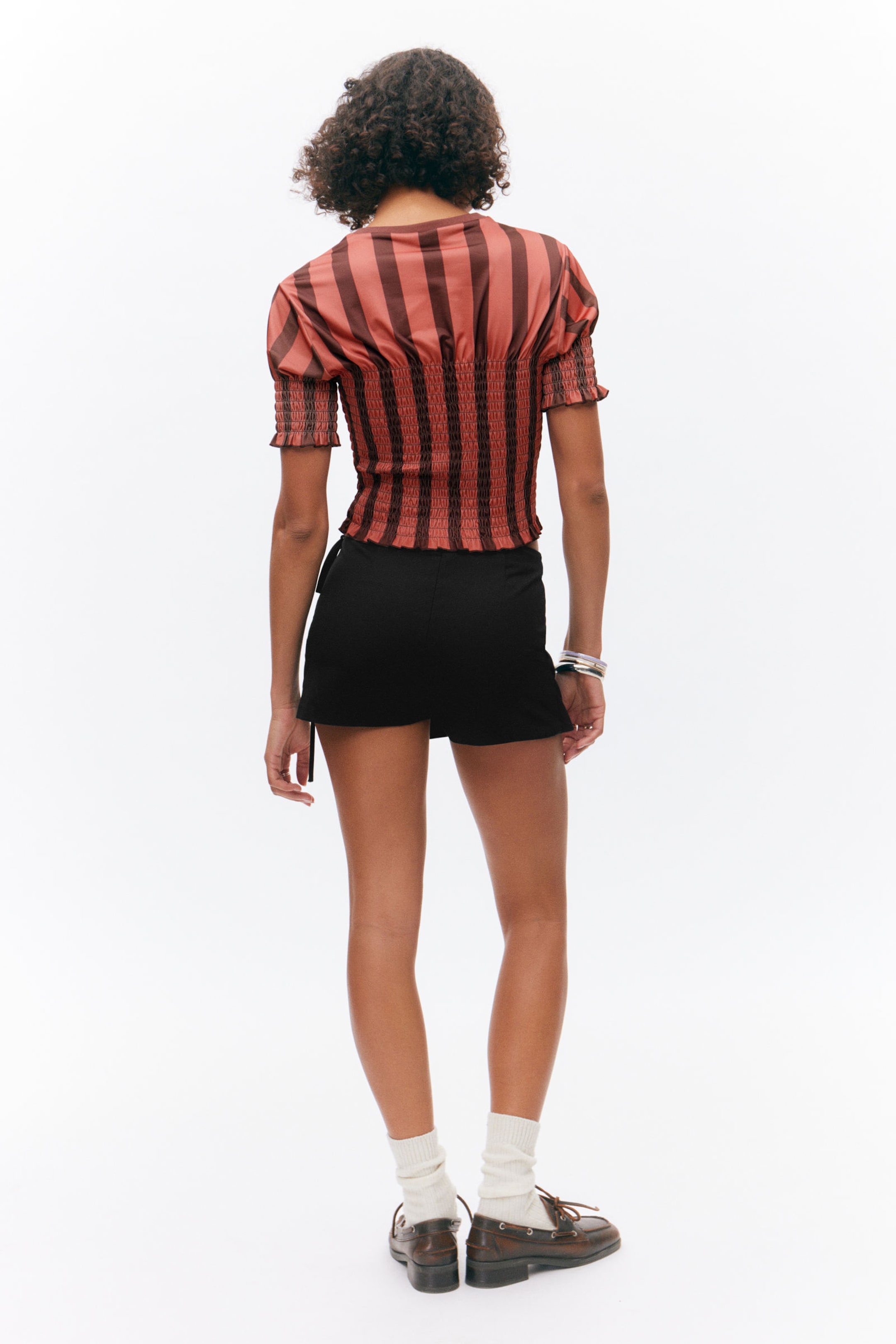 Black - Mini Wrap Skort - 2