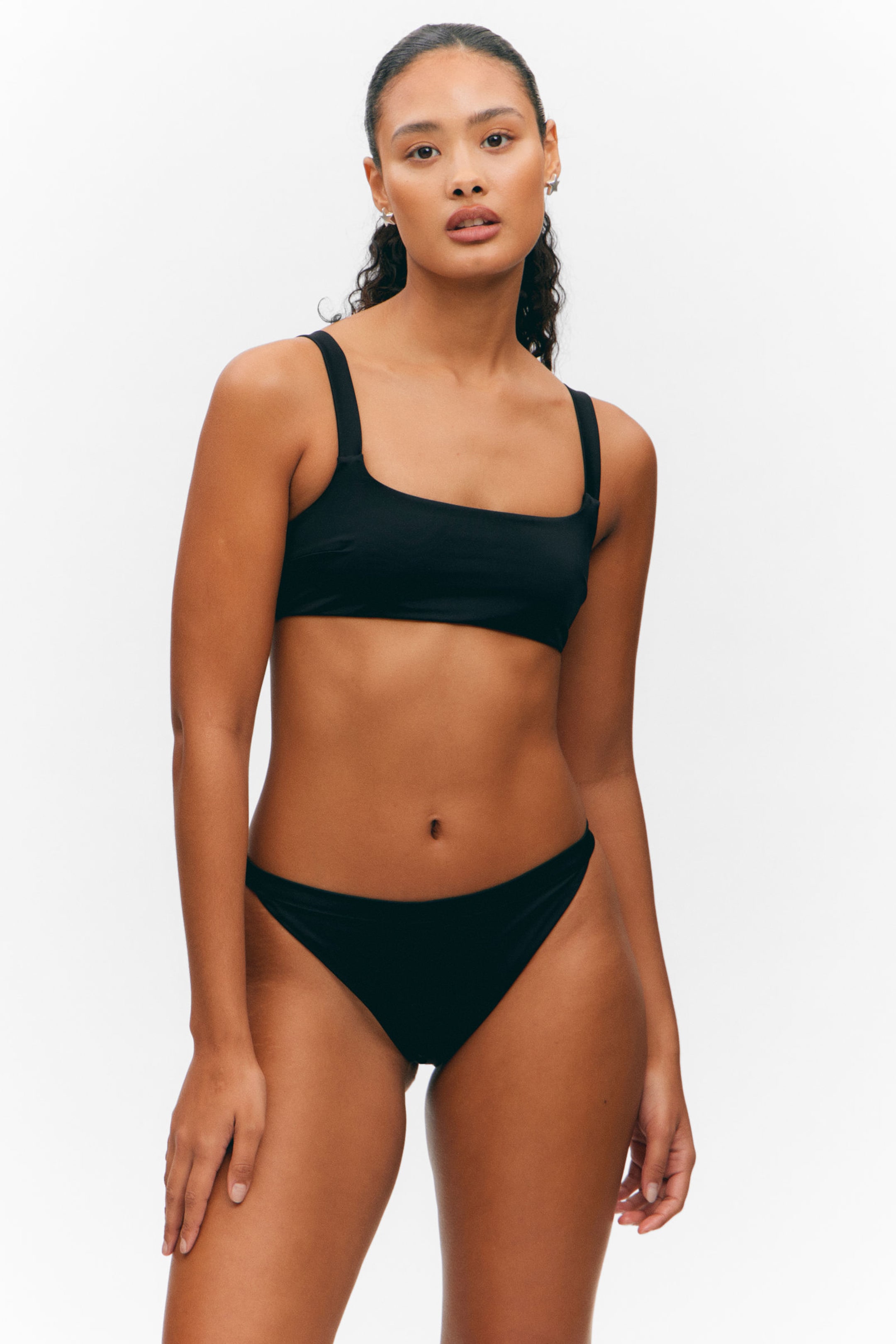 #272628 - Square-Neck Bikini Top - 1
