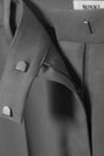 Dark Grey - Low Waisted Pleated Suiting Trousers - 4