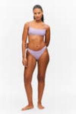 Lilac - Structured Brazilian Cut Bikini Bottoms - 0