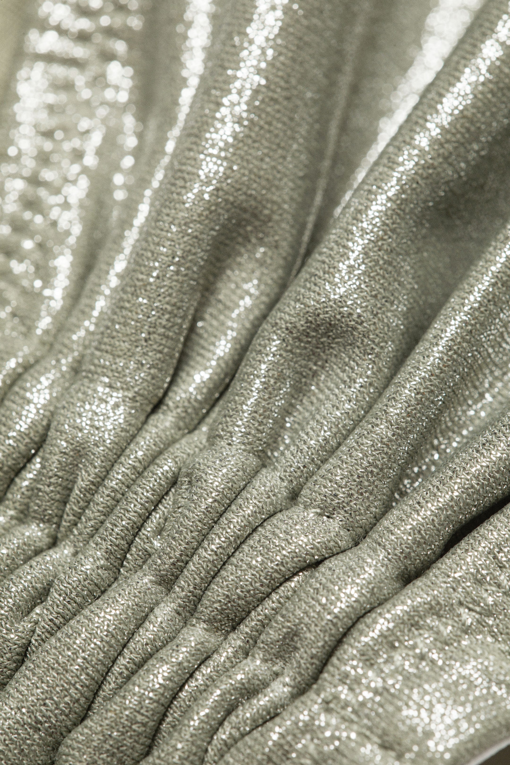 #8D8C81 - Glitzerndes Neckholder-Bikinioberteil - 2