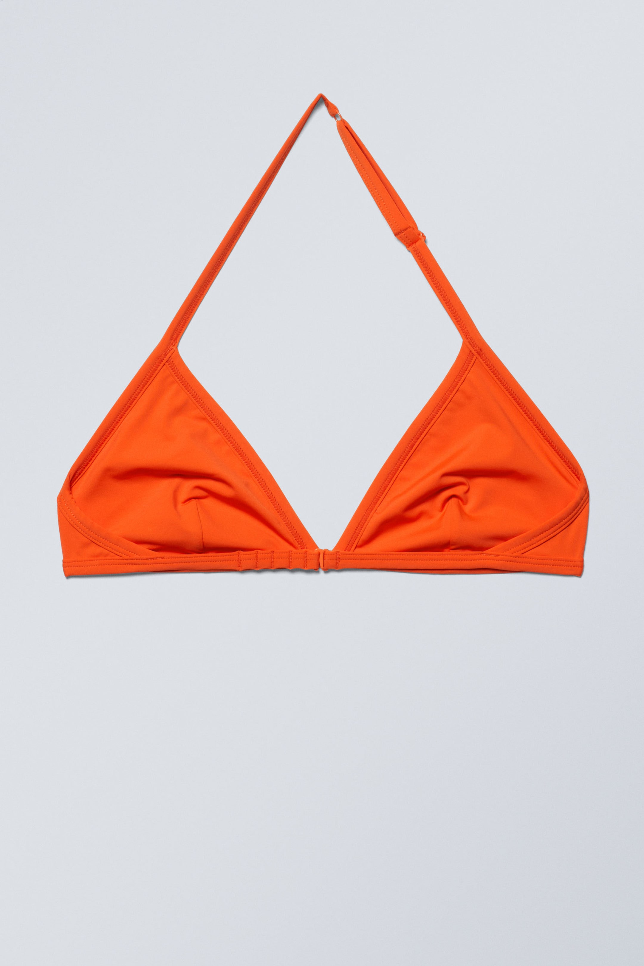 Brilliant Red - Vega Halter Triangle Bra - 1